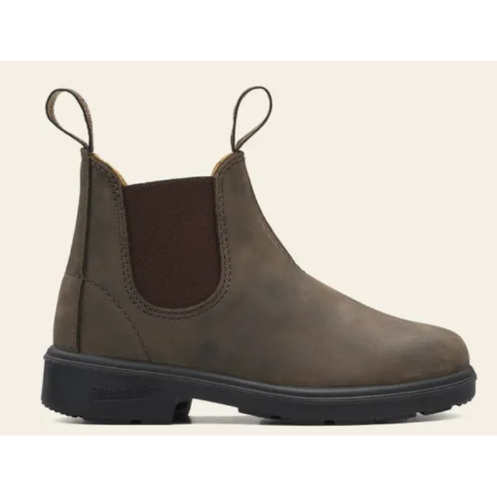 Kids Elastic Sided Boot Brown-Blundstone-Tallow &amp; Tide