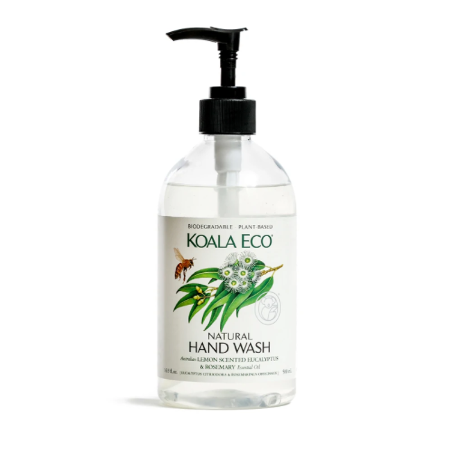 Natural Hand Wash - Lemon Scented, Eucalyptus & Rosemary-Koala Eco-Tallow &amp; Tide